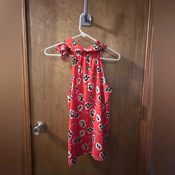 Juicy Couture Red Floral Blouse - Picture 2 of 5